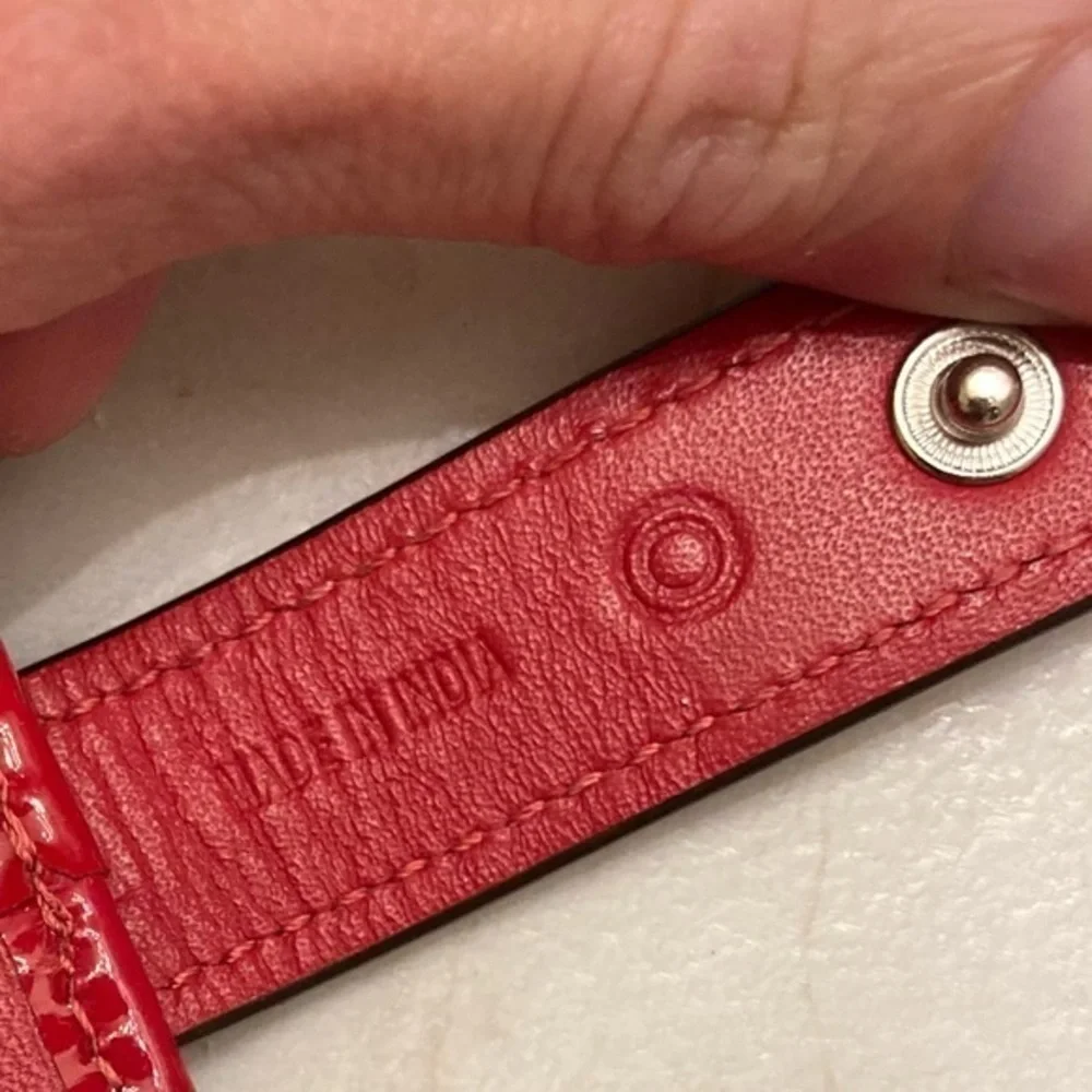 Coach rare vintage y2k red signature mini c slim bifold wallet